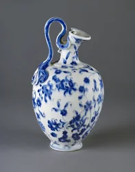 Frasco de porcelana de imitación